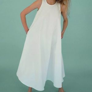 Zara White Midi Dress